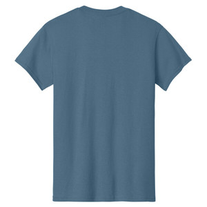 Camiseta de Cuello Redondo 100% Algodón de Alta Calidad, Color Azul Índigo, Superventas, Tejida, para Hombre, Talla Grande, Personalizable - Product Image 5