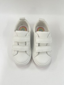 Proveedor de Vietnam, Zapatos Vulcanizados para Niños, Parte Superior de Malla Transpirable, Revestimiento de Gamuza, Suela de Goma, Cierre de Velcro, Zapatillas OEM al por Mayor - Product Image 2