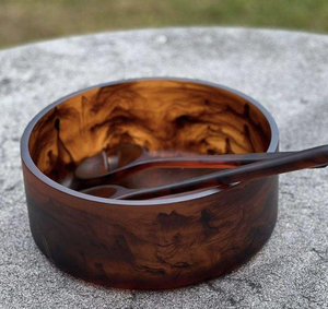 Artizon Studio Handmade High Quality Eco-Friendly Resin <b>Salad</b> <b>Tools</b> Server Spoons Custom Color Dishwasher Safe Microwave Oven - Product Image 3