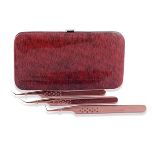 OEM Acceptable Stainless Steel Eyelash Extension Tweezers Magnetic <b>Case</b> Superior Quality Impact Resistant Tool Organizer - Product Image 2