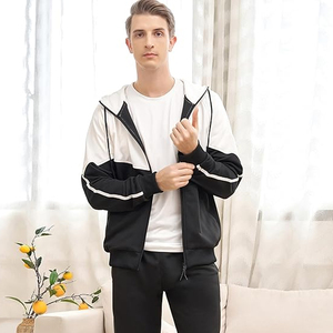 Chándal con Capucha y Bloques de Color para Hombre, Sudadera con Cremallera Completa y Bolsillos Laterales, Ropa Deportiva Casual para Otoño, Chándal Masculino 2026 - Product Image 5