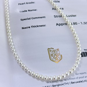 Collier double couche en perles d'eau douce 4-5+7-8mm, chaîne bébé, détachable, empilable, perles doubles couches trempées pour adultes et bébés - Product Image 3