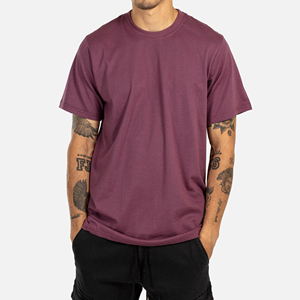 Camiseta de punto de manga corta de corte regular para hombre, cuello redondo, longitud regular, licra/algodón, transpirable y ecológica. - Product Image 4