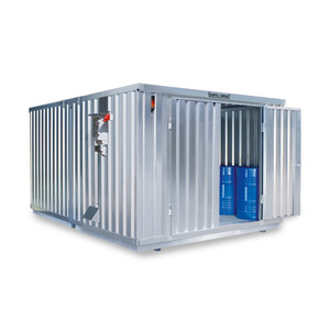 Contenitore per materiali pericolosi SRC-S 3.2W zincato, con porta a due ante - Product Image 1