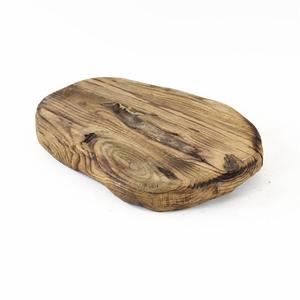 Plateau de service en bois pour usage commercial, robuste, en bois massif, plateau à thé et à café, fabriqué en bois rustique de forme irrégulière - Product Image 4