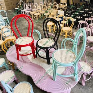 Chaises modernes en rotin écologique faites à la main pour les enfants Charme durable pour les activités intérieures et extérieures pour le salon et la cuisine - Product Image 4