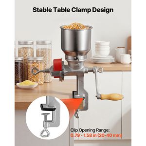 Molinillo de Café Manual de Alta Resistencia, Molinillo de Trigo de Hierro Fundido, Molinillo de Maíz con Manivela y Abrazadera de Mesa Estable - Product Image 5