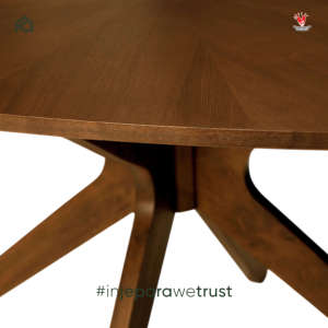 Table à manger ovale sur mesure en bois massif, grande table à piétement en bois pour hôtel, villa, restaurant, café, projet de mobilier - Product Image 4