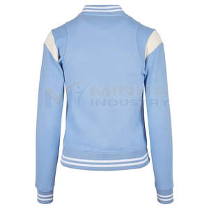 Chaqueta Letterman Personalizada para Mujer, Chaqueta Letterman Premium de Estilo Urbano, 100% Algodón, Precio al por Mayor - Product Image 3