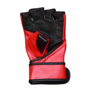 Guantes de Entrenamiento de MMA Duraderos al por Mayor para Hombres y Mujeres, Guantes de Cuero PU de Medio Dedo para Kickboxing, Grappling, Gimnasios y Equipos de Fitness - Product Image 3