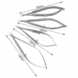 Porte-aiguille micro Castroviejo DETAIN IMPEX, manuel, en acier inoxydable, certifié CE, instrument chirurgical de classe II DI-SS-R-94, général - Product Image 6