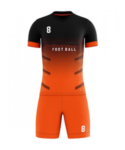 Conjunto de Uniforme de Fútbol Personalizado Unisex de Manga Corta con Estampado Sublimado, Transpirable, Antibacterial, Anti-UV y de Secado Rápido - Product Image 6