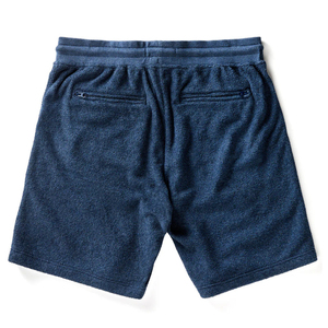 Shorts Bermuda en Coton Bleu Marine pour Homme, Taille Mi-Haute avec Cordon de Serrage, Décontracté avec Poches, Tissu Tricoté Respirant - Product Image 3