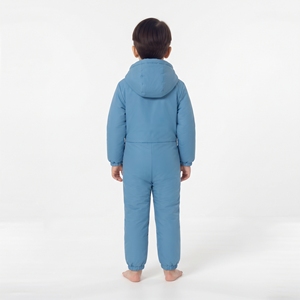Combinaison de neige pour bébé garçon Hawk Eye, bleue, à capuche, imperméable, fermeture éclair, pour nourrissons et tout-petits, vêtements d'hiver - Product Image 2