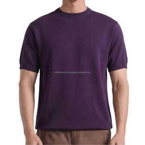 Solid Color Men T Shirt Regular Fit Breathable Cotton Crew Neck Stylish Casual Everyday Wear T Shirt trending - Product Image 6