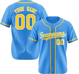 Camiseta de Béisbol Personalizada, Uniforme de Equipo Cosido, Nombre y Número Personalizados, Ropa Deportiva para Hombres, Mujeres, Niños y Niñas - Product Image 2