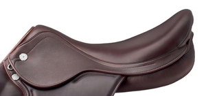 Silla de Montar Inglesa de Cuero Premium para Equitación, Ligera, Duradera, para Salto y Entrenamiento Ecuestre, Ajuste Cómodo - Product Image 3