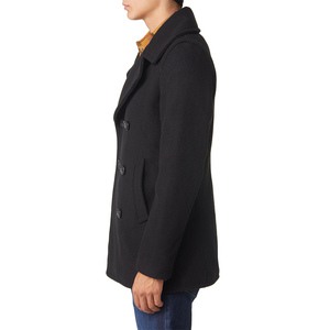 Manteau long décontracté pour homme en laine haut de gamme, croisé, ajusté, chaud, double face, automne-hiver - Product Image 4