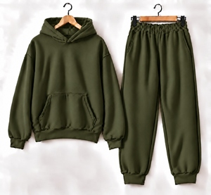 Wholesale Ziakot Industry <b>Men</b> Teal Color Blocking Tracksuit Set Stand Collar Zip <b>Jacket</b> and Jogger Pants - Product Image 3