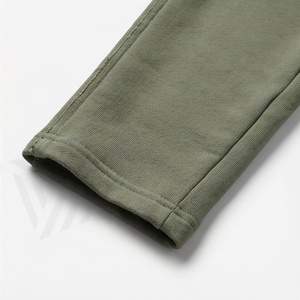 Conjunto Deportivo para Hombre, Color Verde Oliva, Sudadera con Capucha y Cierre Completo, Pantalones con Cordón, Estilo Casual, Color Sólido, Algodón, para Otoño - Product Image 6