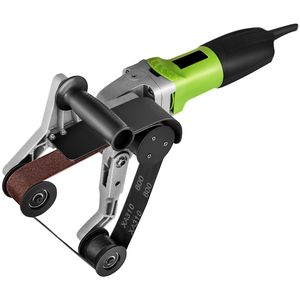 Lucidatrice per Metallo con Diametro Massimo Tubo 7''/180mm, Levigatrice a Nastro Professionale 110V 800W - Product Image 1