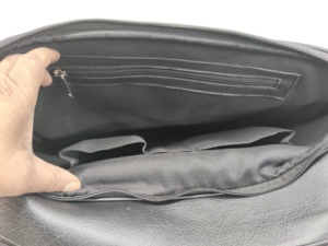 2026 Indian Manufacturer Customizable Genuine Leather Waterproof High Quality Zipper Closure <b>Laptop</b> Messenger Bag Women Durable - Product Image 2