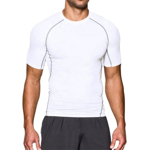 Proveedor Directo de Fábrica, Rashguard de MMA para Hombre, Personalizado, Simple, Liso, en Blanco, para Venta en Línea - Product Image 3