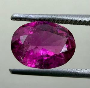 Pierre de tourmaline naturelle, couleur rose authentique, taille ovale, pour la fabrication de bijoux, bague, pendentif, cadeau pour collectionneur, Shamim Gems, 1,12 carats, 6x8 - Product Image 2