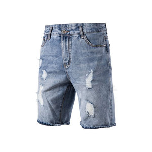 Hot Sale Custom <b>Men</b> Casual Slim Fit 100% Cotton Quick Dry <b>Jeans</b> Shorts High Quality Made in Pakistan - Product Image 2