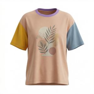 Camisetas de Mujer con Logotipo Personalizado de Calidad, Camisetas de Mujer de Color Sólido, Camisetas de Mujer a Precio Económico, Color Personalizado, Moda de Verano - Product Image 1