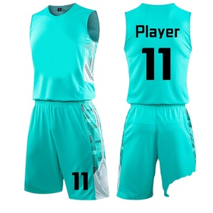 Uniforme de baloncesto para hombre, conjunto de pantalones cortos, ropa de entrenamiento de secado rápido transpirable, ropa deportiva de equipo personalizada - Product Image 3