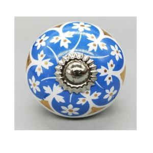 Perilla de cerámica de diseño moderno de alta calidad en blanco y negro en relieve, perillas de armario de cajón de tocador para manija de puerta de armario de cocina - Product Image 4