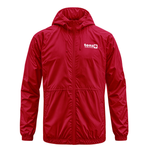 เสื้อแจ็กเก็ตกันน้ำผ้าโพลีเอสเตอร์ปักลายผ้าไหมพิมพ์โลโก้ด้านหน้า - Product Image 1