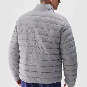 <b>Mens</b> Puffer <b>Jacket</b> Casual Winter Wear Lightweight Comfortable Soft Fabric Outdoor Daily Use Clothing Wear Zipper Hooded Eco - Product Image 2