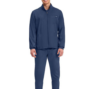 Conjuntos de Uniformes Médicos de Alta Calidad para Enfermeros y Doctores, Chaqueta de Manga Larga, Material Jersey, Multicolor, para Hombre - Product Image 1