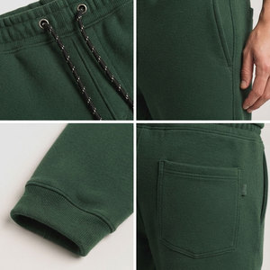 Solid Color Pattern Men's Streetwear Sweatpants Convenient Side And Back Pocket Poly Cotton Sweatpants Low Price Winter Wear - Product Image 4
