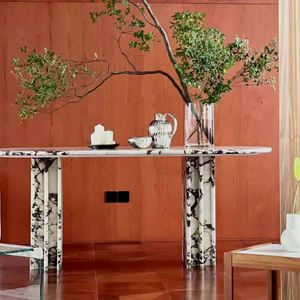 High Quality Calacatta Viola Customized Made Home Furniture Modern Decor Luxury Natural Marble Dining <b>Table</b> - Product Image 3