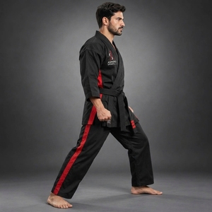 Vêtements d'entraînement d'arts martiaux personnalisés Tissu léger et respirant Coupe confortable Coutures durables Karaté professionnel - Product Image 4