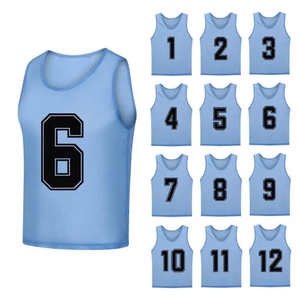 Veste d'entraînement de football en maille légère pour adultes, gilet de sport pour entraînement de football en gros - Product Image 5