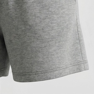 Ensemble de shorts en coton gris pour femmes, 2 pièces, t-shirt à manches courtes col rond et shorts au-dessus du genou, tenue décontractée quotidienne, couleur unie - Product Image 6