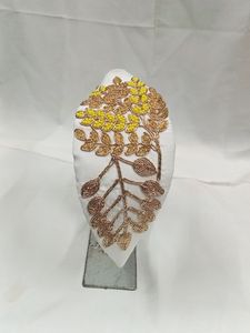 Diadema ajustable hecha a mano con cuentas, elegante accesorio para el cabello para mujeres y niñas al mejor precio - Product Image 2