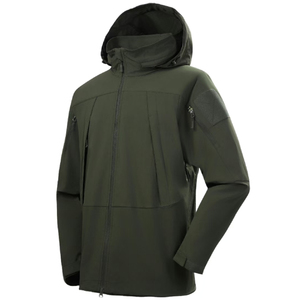 Chaqueta Táctica Softshell Impermeable y Cortavientos con Capucha para Entrenamiento de Campo y Uso Profesional - Product Image 1
