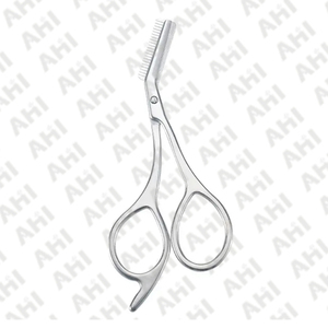 Tijeras de Precisión para Cejas y Pestañas de Acero Inoxidable Extra Afiladas, Personalizadas, con Agarre Antideslizante - Product Image 5