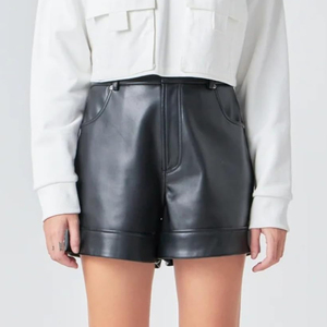 Nouveaux shorts tendance pour femmes, sexy, style booty, en similicuir, respirants, personnalisables, de haute qualité, décontractés - Product Image 5