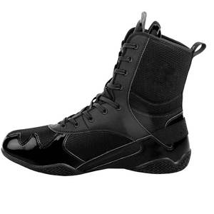 Chaussures de boxe, de squat, de musculation, de Muay Thai et de lutte pour hommes et femmes, avec design antidérapant, également adaptées aux enfants - Product Image 3