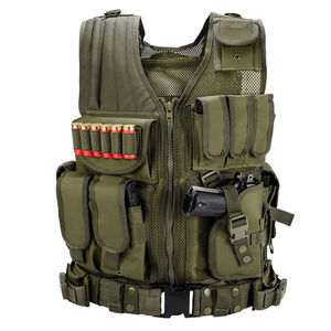 เสื้อกั๊กยุทธวิธีทนทานสำหรับการฝึกซ้อม  ตัวเลือกโลโก้แบบกำหนดเอง กระเป๋าหลายช่อง สายรัดปรับได้ สวมใส่สบาย - Product Image 1