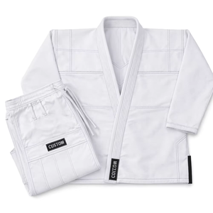Kimono de Judo de Tejido Perla al por Mayor, Premium, 100% Algodón, Transpirable, Duradero, de Secado Rápido, 380g, Ligero, Preencogido - Product Image 3