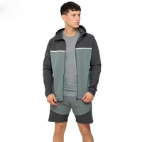 Ensemble de survêtements coupe-vent en nylon, couleur unie, nouveau, personnalisable, respirant, réfléchissant, en vente
