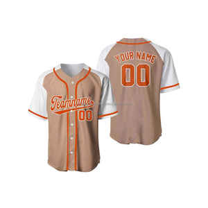 Uniformes de Béisbol Transpirables para Hombre, 100% Poliéster, Jersey Cosido, Colores y Logotipos Personalizados, Impresión Digital Sublimada, Tallas Grandes - Product Image 5