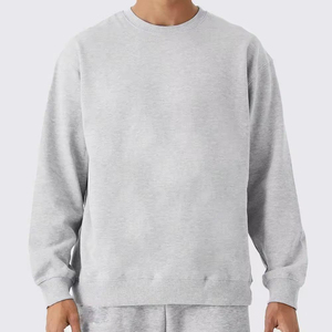 Sweat-shirts à capuche personnalisés avec logo frontal pour hommes - Conception 2-en-1 en tissu respirant polyester/coton, coupe ample - Product Image 4
